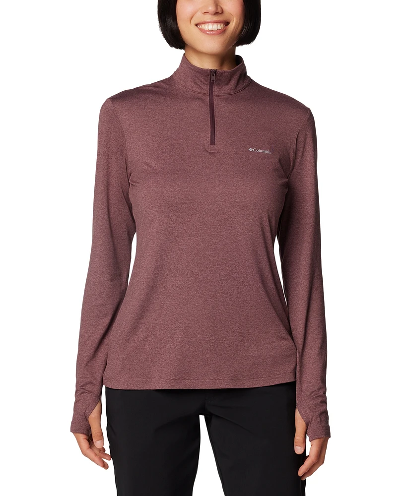 Columbia Women's Sloan Ridge Quarter-Zip Performance Top