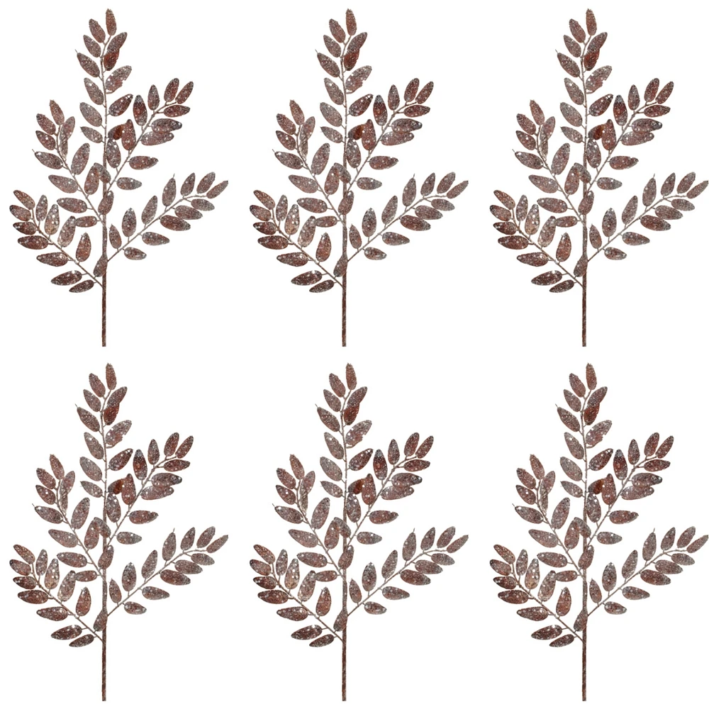 Slickblue Set of 6 Leaf Sprays for Seasonal Home Decoration