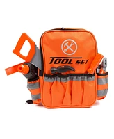 World Tech Toys Big Boy's Workshop 28-Piece Tool Backpack Playset