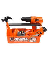World Tech Toys Big Boy's Workshop 22-Piece Tool Caddy Playset