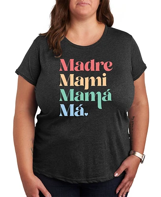 Hybrid Apparel Madre Mami Mama Plus Graphic Tee