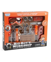 World Tech Toys Big Boy's Workshop 15 Piece Handyman Playset