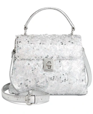 On 34th Tandii Small Sequin Top Handle Crossbody, Created for Macy's