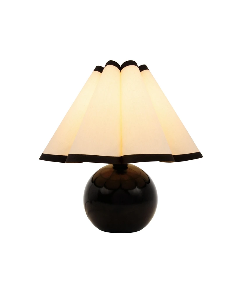 Brightech Blair 10" Led Midcentury Table Lamp with Marble Base