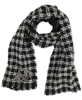 Karl Lagerfeld Paris Women's Tweed Blanket Scarf