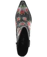 Wild Pair Lacey Floral Bling Booties, Created for Macy's