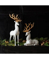 Slickblue Deer (Set of 2) 13"H, 18"H Resin