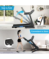 Givimo 2.25 Hp Folding Electric Motorized Power Treadmill Machine with Lcd Display