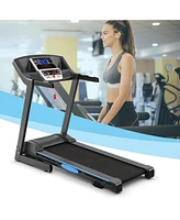 Givimo 2.25 Hp Folding Electric Motorized Power Treadmill Machine with Lcd Display