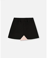 Deux par Deux Big Girls Skort With Contrast Front Light Pink