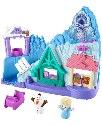 Disney Frozen Arendelle Sledding Adventures Little People Toddler Playset with 2 Figures