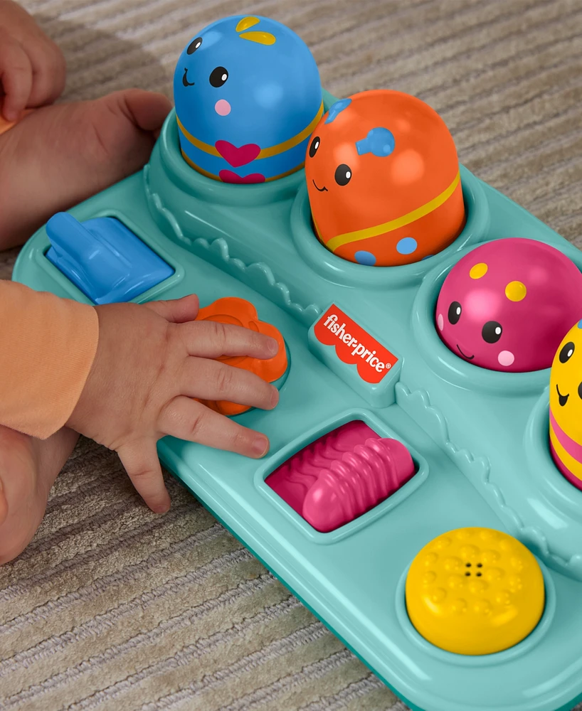 Fisher-Price Boppin' Activity Bugs Fine Motor Pop-Up Toy for Babies 9 Months Older - Multi