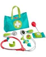 Fisher-Price Medical Kit 7-Piece Doctor Toys Preschool Pretend Play Set for Ages 3+ years - Multi