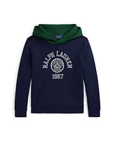 Polo Ralph Lauren Big Boys Logo Color-Blocked Fleece Hoodie Sweatshirt