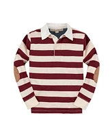 Hope & Henry Baby Boys Organic Long Sleeve Rugby Shirt