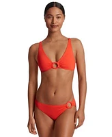 Lauren Ralph Lauren Womens Macrame O Ring Bikini Top Bottoms