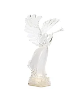 Slickblue Led Angel 16.5"H Acrylic 3 Aaa Batteries Not Included