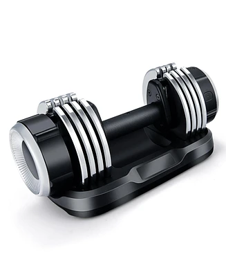 Givimo 5-in-1 Weight Adjustable Dumbbell with Anti-Slip Fast Adjust Turning Handle