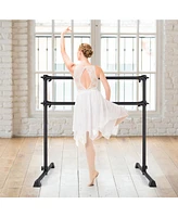 Skonyon 4 Feet Double Ballet Barre Bar with Adjustable Height