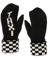 Kate Spade New York Women's Taxi Checkboard Mittens