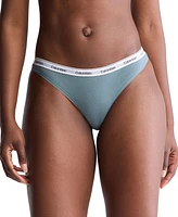 Calvin Klein Women's Modern Logo Low-Rise Thong Underwear QD5043