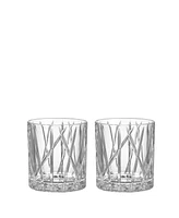 Orrefors City Old Fashioned Barware Set of 2