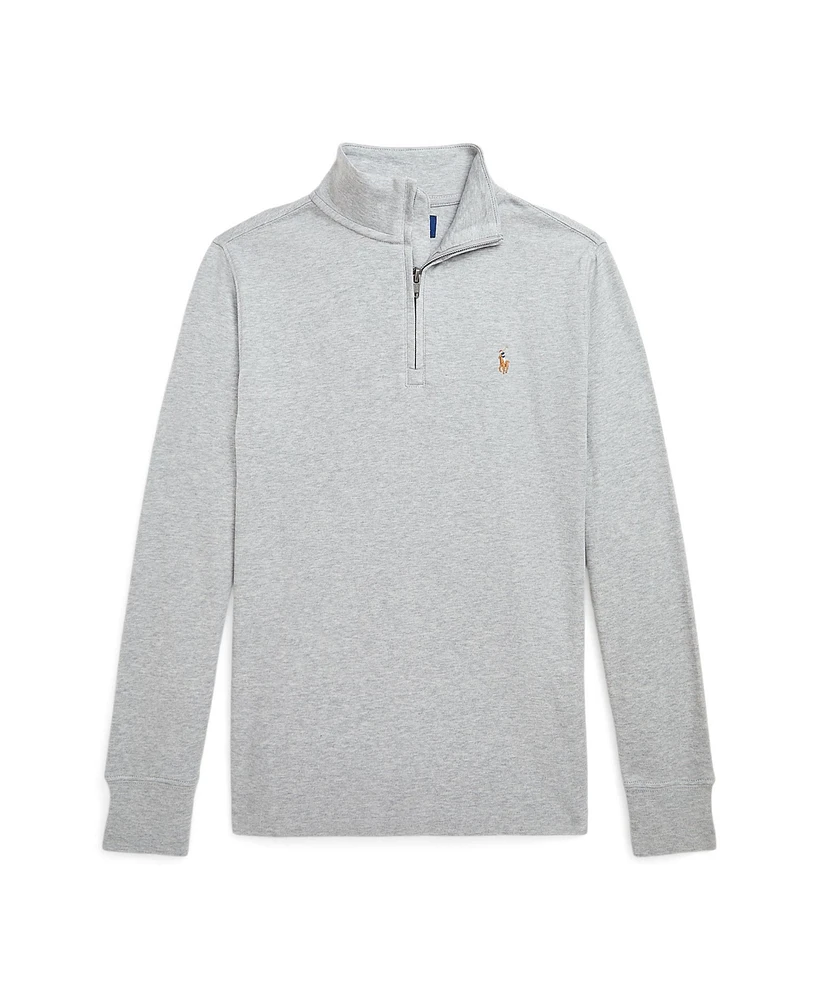 Polo Ralph Lauren Big Boys Cotton Interlock Quarter-Zip Pullover