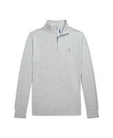 Polo Ralph Lauren Big Boys Cotton Interlock Quarter-Zip Pullover Shirt