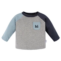 Gerber Baby Boys s Long Sleeve Top and Jogger Set, 2 Piece