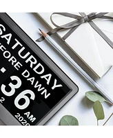 10" Lcd Day Clock Digital Calendar Dementia Display Elderly Home Office