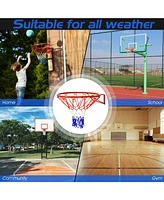 Givimo 18 Inch Replacement Basketball Rim with All-Weather Net