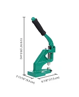 Yescom 3 Dies #0/2/4 Hand Press Eyelet Grommet Machine Heavy Duty Hole Punch Tool Kit