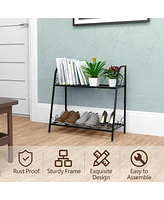 Givimo 2-tier Patio Metal Plant Stand