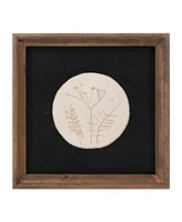 Slickblue Floral Frame (Set of 2) 12"Sq Wood/Mdf