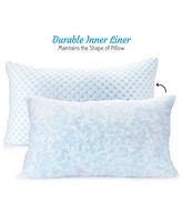 Clara Clark Memory Foam Gel Infused Reversible Cooling Pillow
