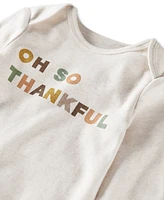 Little Planet by Carter's Baby Oh So Thankful Organic Cotton Bodysuit & Pants, 2 Piece Set