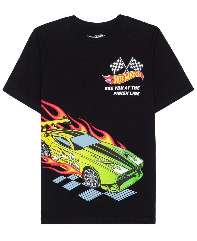 Hot Wheels Big Boys Short Sleeve Graphic T-shirt