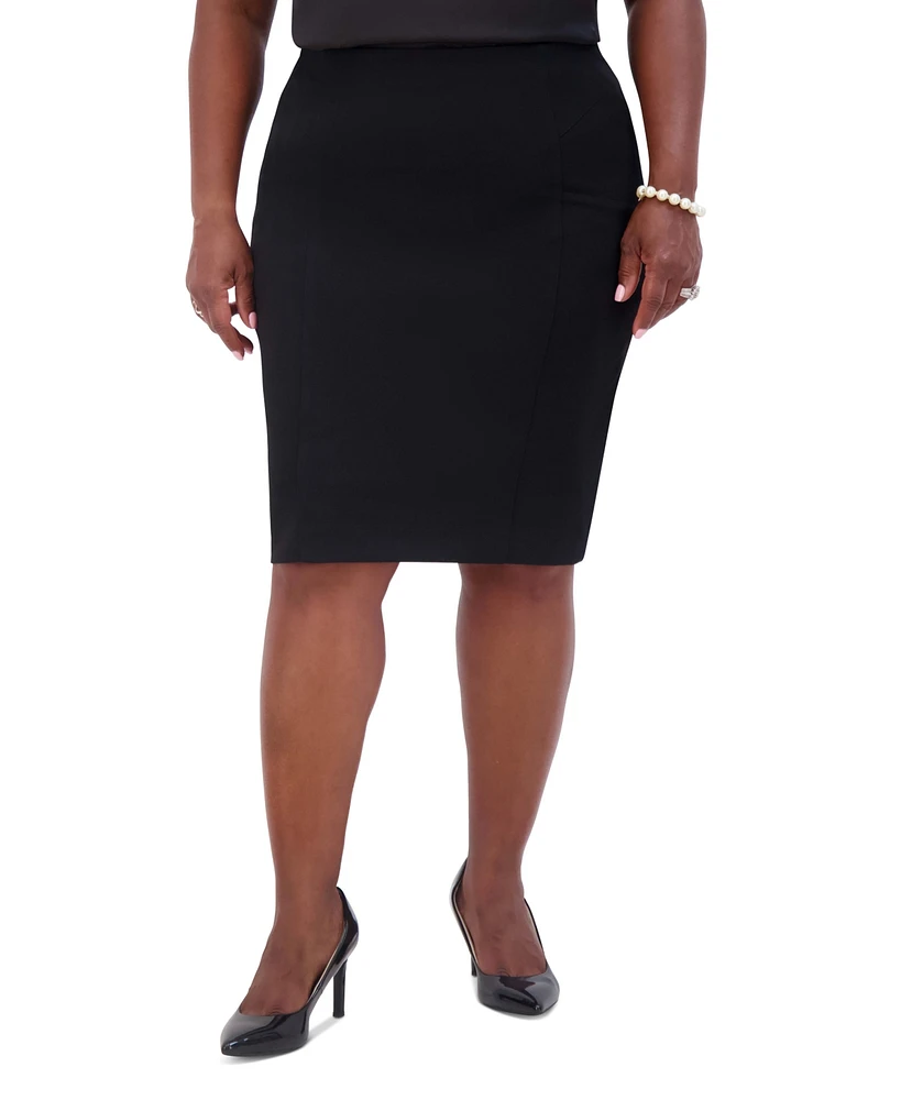 Kasper Women's Pull-On Pencil Skirt