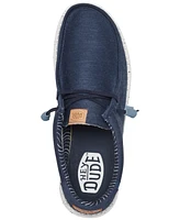 Hey Dude Men's Wally Elevated Casual Moccasin Sneakers from Finish Line