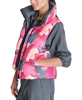 Dkny Sport Women's Printed Puffer Vest