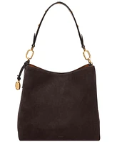 Fossil Jessie Suede Bucket Shoulder Bag