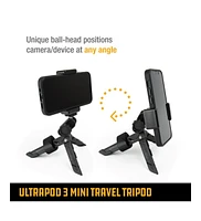 Pedco Ultrapod 3 Mini Travel Tripod w/ Phone Mount