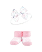 Hudson Baby Baby Girls Headband and Socks Giftset, Mermaid, One