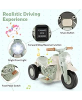 Vebreda 6V Kids Electric Ride on Motorcycle with Bubble Maker and Music
