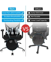 Skonyon High-Back Mesh Executive Chair with Sliding Seat and Adjustable Lumbar Support