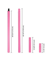 Yescom 50mm Portable Pink Dancing Pole Kit Applicable Height from 7.2-9.2Ft