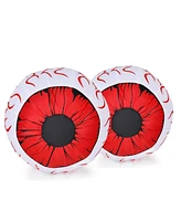 Givimo 2 Pack 3 Feet Halloween Inflatable Eyeballs with Air Blower