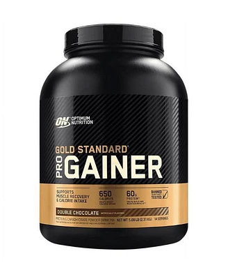 Optimum Nutrition Optimum Nutrition, Pro Gainer Protein Powder, 60 g Protein, Double Chocolate, 5.09 lb, 14 Servings