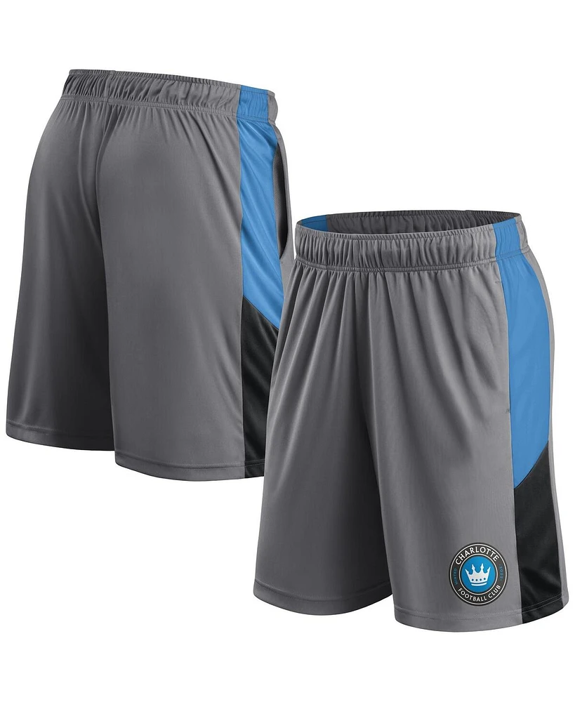 Fanatics Men's Gray Charlotte Fc Team Shorts