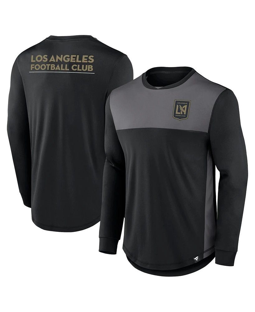 Fanatics Men's Black Lafc Mid Goal Long Sleeve T-Shirt